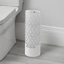Matte White Rollo Hexacube Toilet Roll Holder